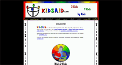 Desktop Screenshot of kidsaid.com